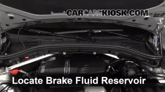 2013 BMW X3 xDrive28i 2.0L 4 Cyl. Turbo Brake Fluid Check Fluid Level